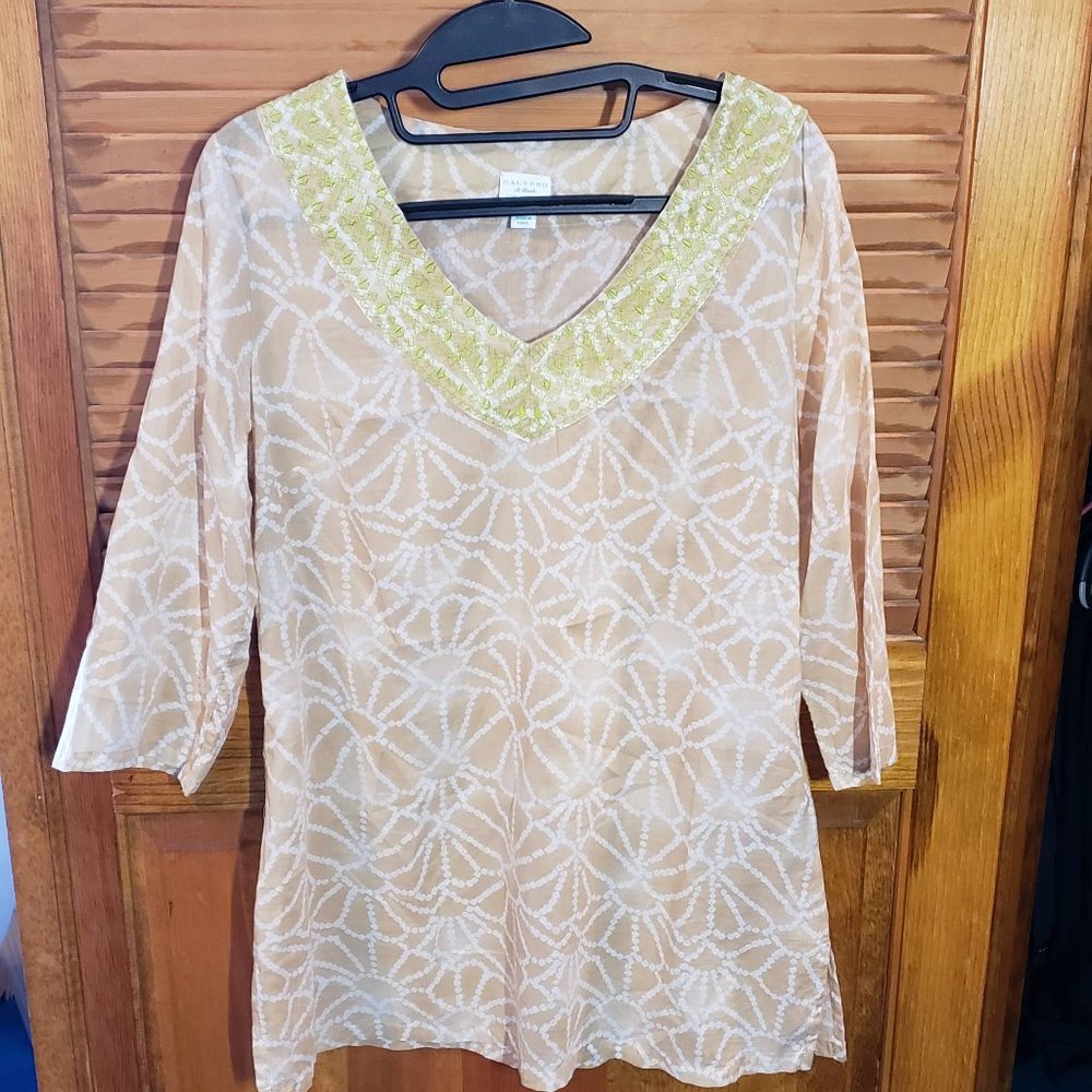 Tan Tunic/Beach coverup